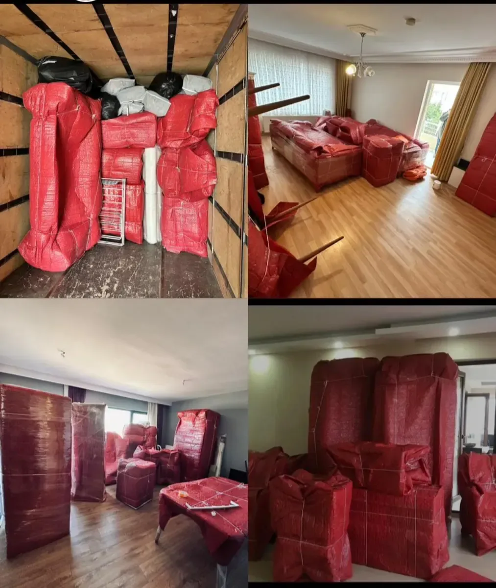kamyon içi yerleşim ve ambalajlı eşyalar